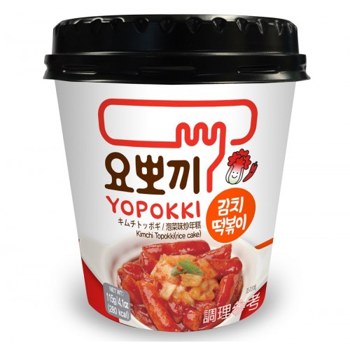 Topokki Kimchi kastmes, terav (Young Poong Kimchi Cup)